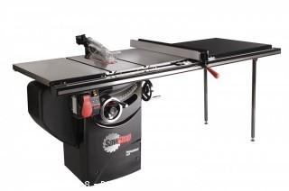 SawStop PCS31230-TGP252 3-HP Professional Cabinet Saw Assembly with 52-Inch Professional T-Glide Fence System, Rails and Extension Table (Retail $3,249.00)