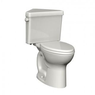 American Standard 270BD001.020 Cadet 3 Right Height Round Front Two-Piece Triangle Toilet with 12-Inch Rough-In, White (Retail $374.00)