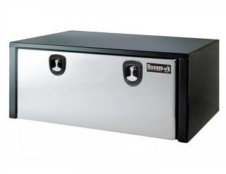 Buyers Products Black Steel Underbody Truck Box w/Stainless Steel Door (18x18x48 Inch) (Retail $425.00)